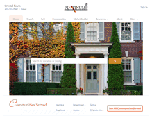 Tablet Screenshot of platinumrealtygroupflorida.com